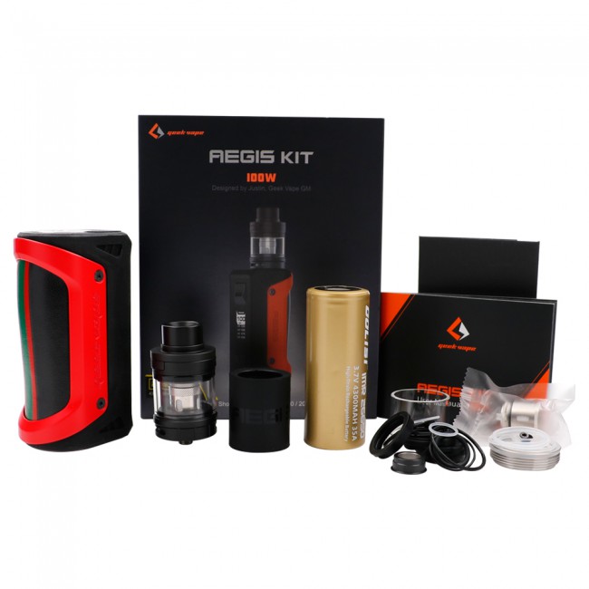 Geek Vape AEGIS 100W Kit with 26650 battery