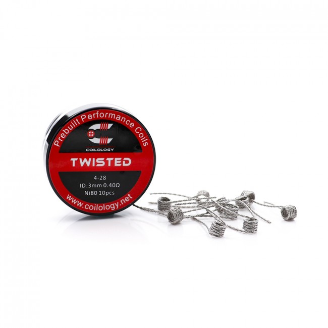 10Pcs/Box Coilology Twisted Prebuilt Coil 4-28