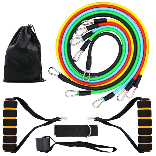 11Pcs/Set Stackable Exercise Resistance Band Vape Sales