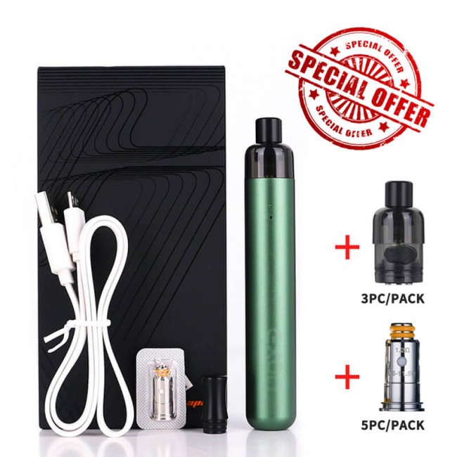 {Special offer}Geekvape Wenax Stylus Pod Kit 1100mAh+G Coil ST 1.2ohm(5pc)+Empty Cartridge(3pc)